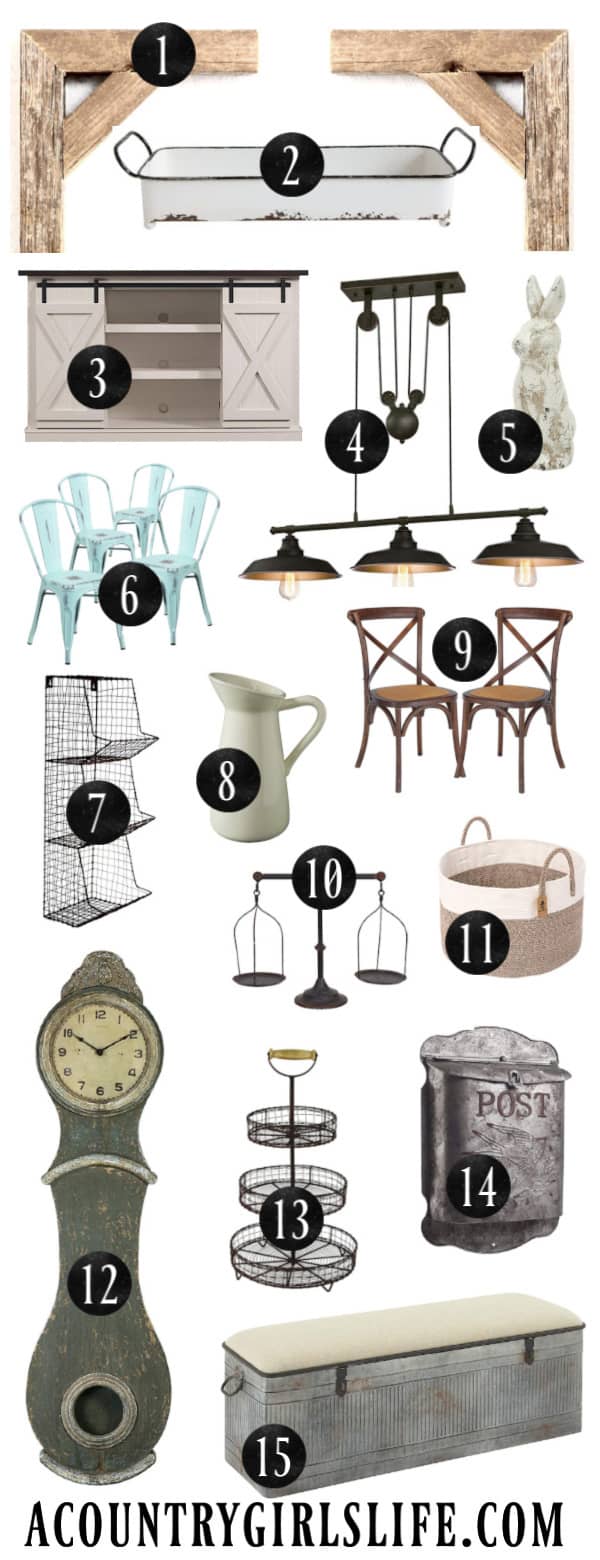 Best Farmhouse Interior Design Finds on Amazon (Over 55 Ideas to ...