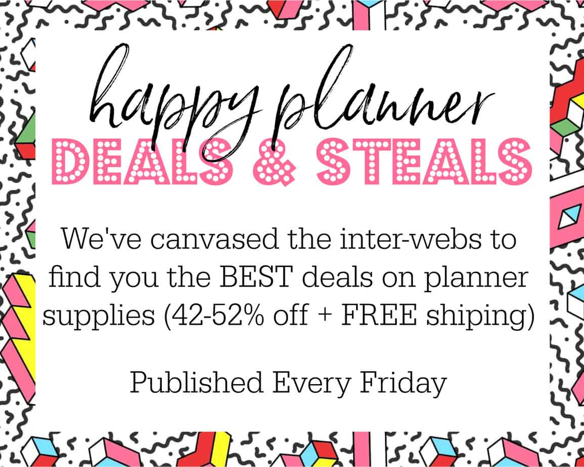 Best Happy Planner Deals & Steals! A Poor Girl's Bargain Shopping Guide