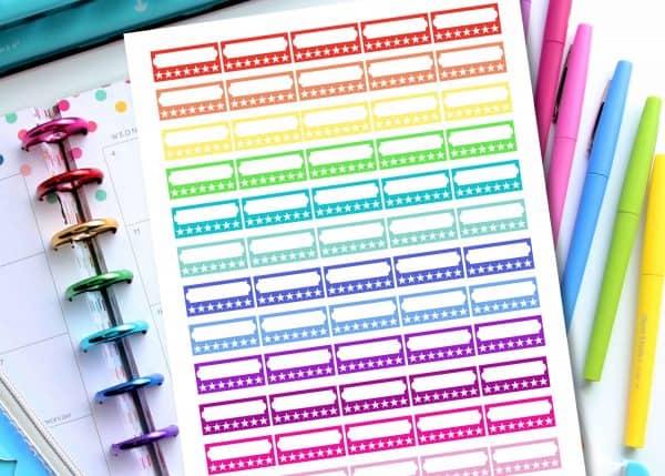 FREE Printable Habit Tracker Stickers, Templates & Coloring Pages for ...