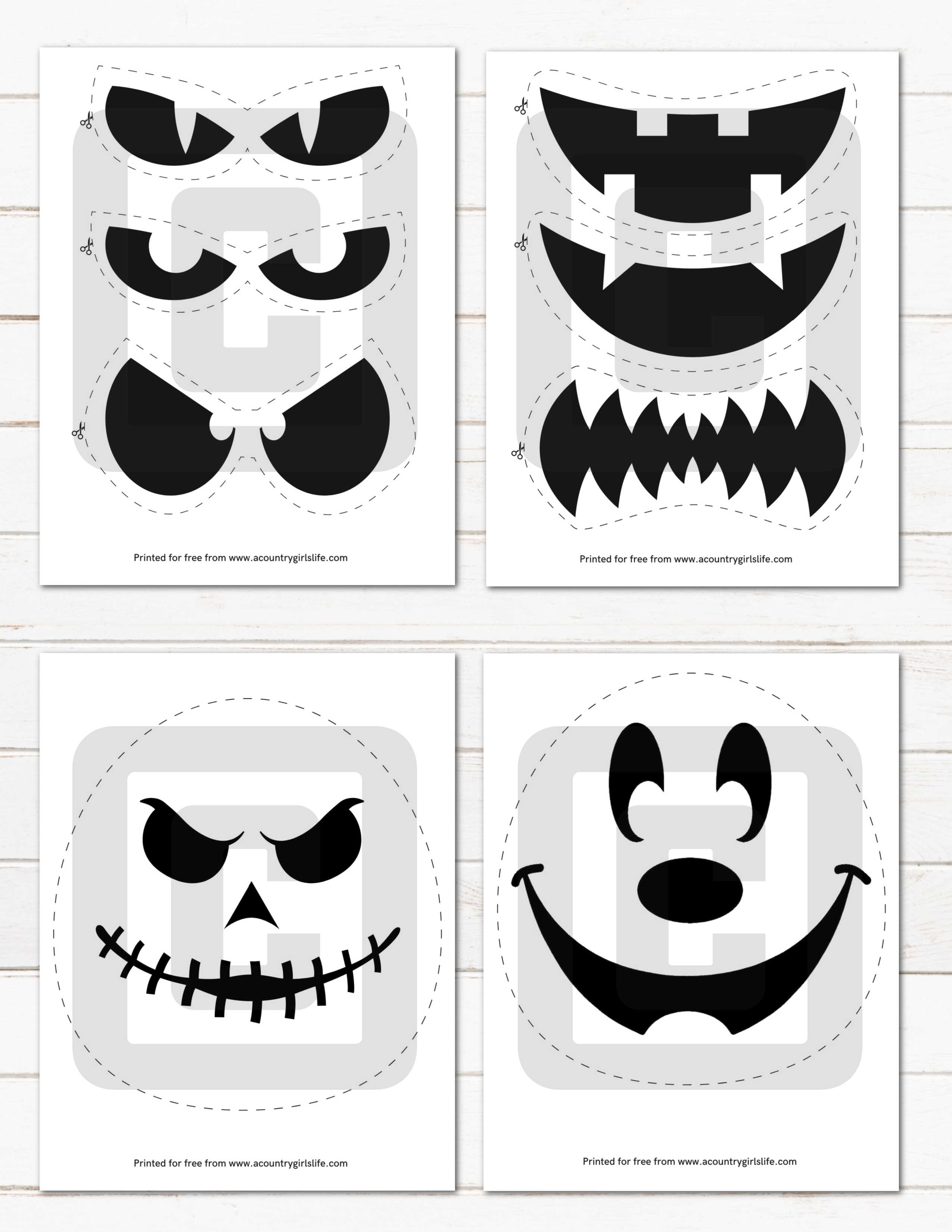 Easy Pumpkin Stencils Printable Printable Summer Activities