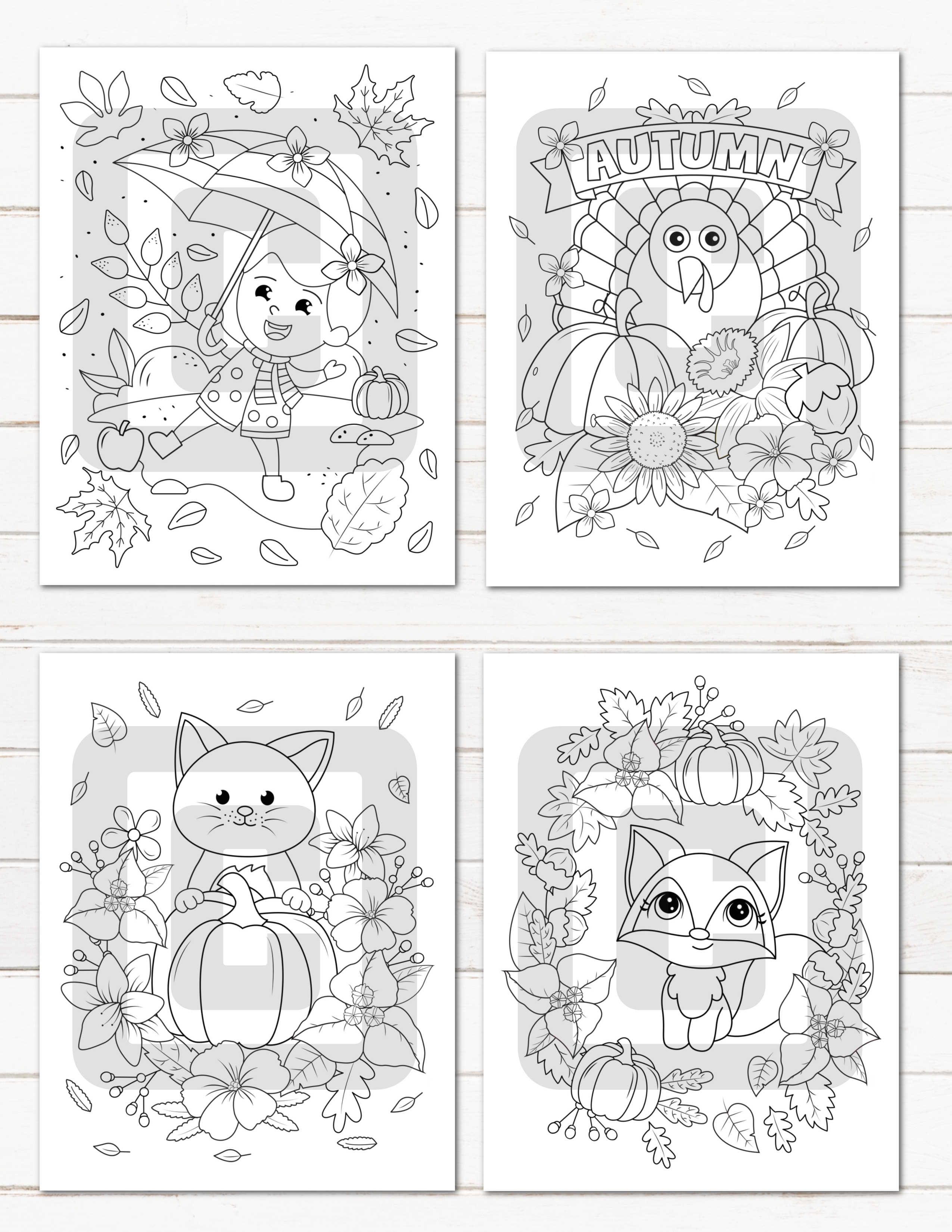 50+ FREE Thanksgiving Coloring Pages {Kids & Adults} - A Country Girl's ...