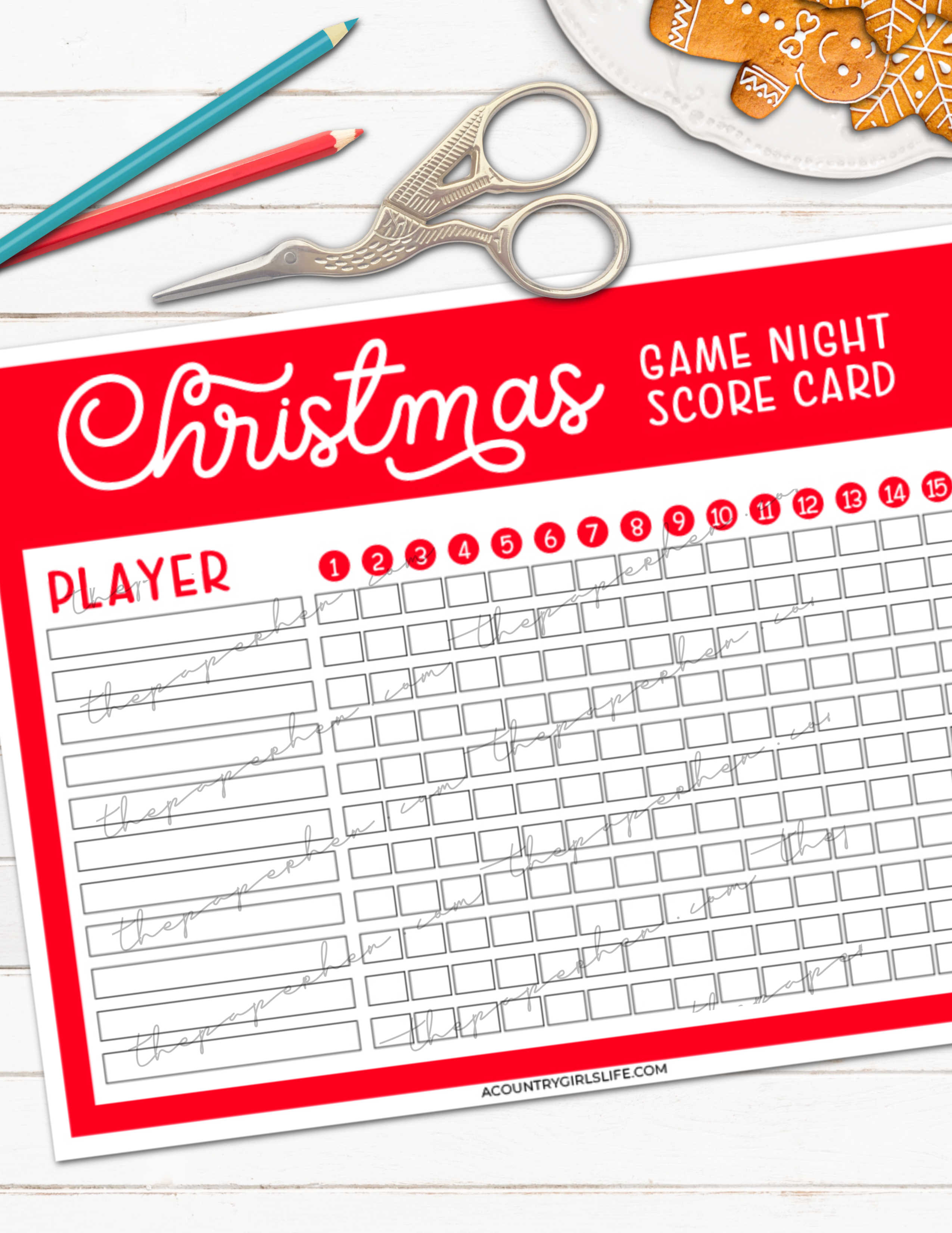 FREE Printable Christmas Games for Adults & Teens! - A Country Girl's Life