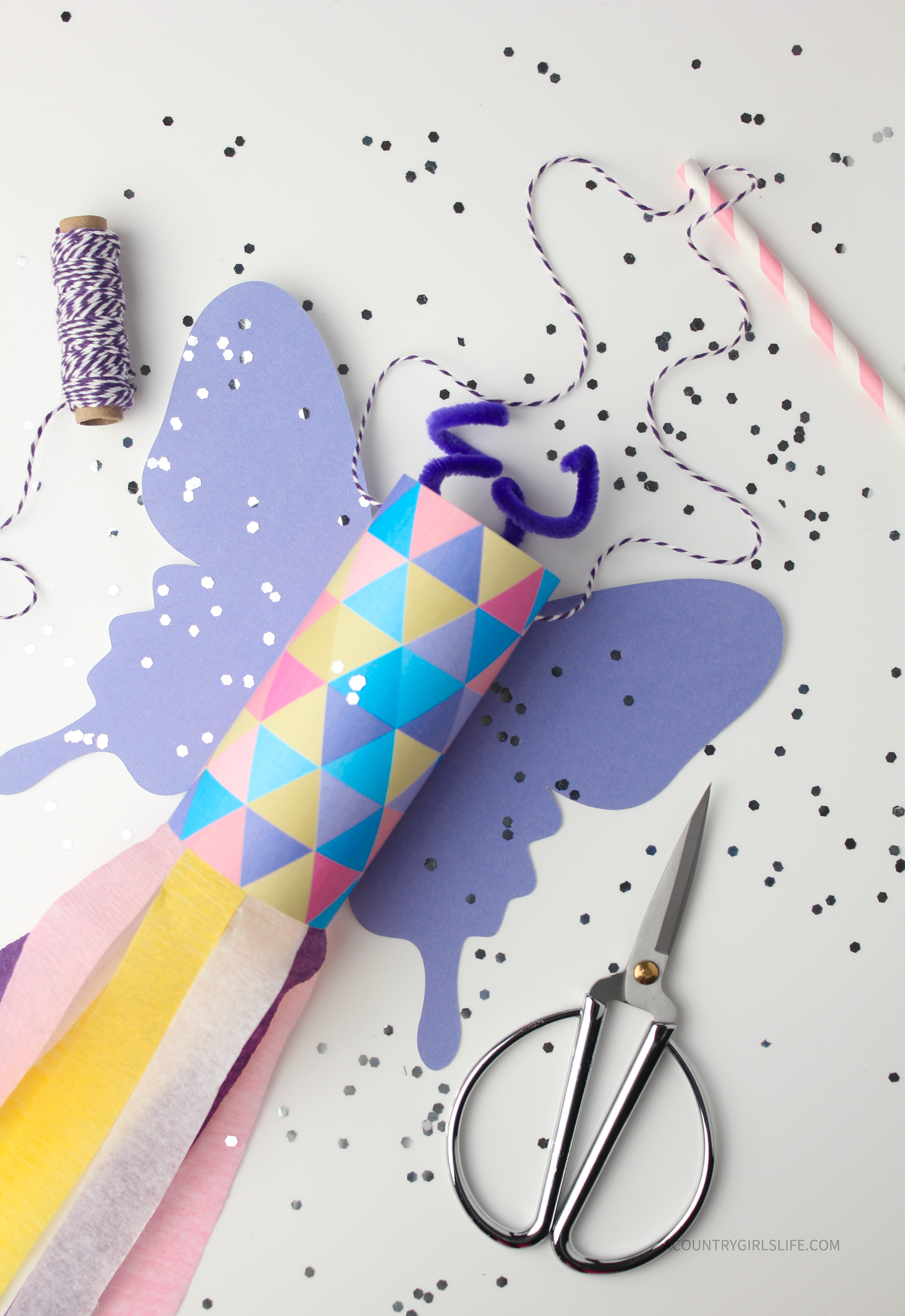 Butterfly Craft Template {FREE!} - A Country Girl's Life